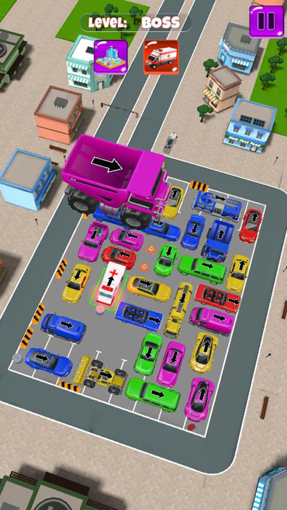 Ambulance Parking Jam游戏截图