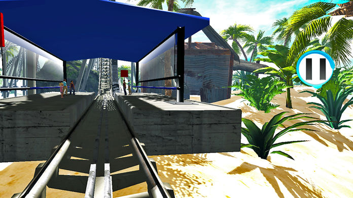 Roller Coaster : Amazing Island Visit Pro游戏截图