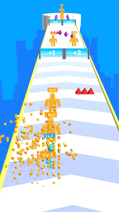 Block Demolish Run游戏截图