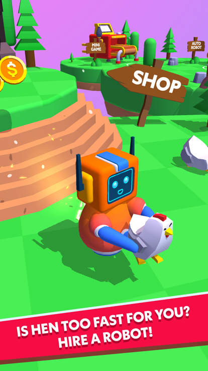 Catch The Hen 3D游戏截图