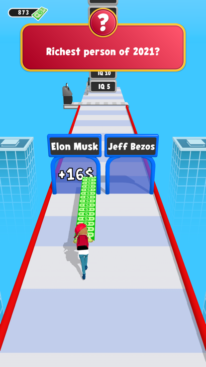 Trivia Runner 3D!游戏截图