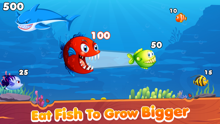 Fish Eat Fish Hunting Games游戏截图