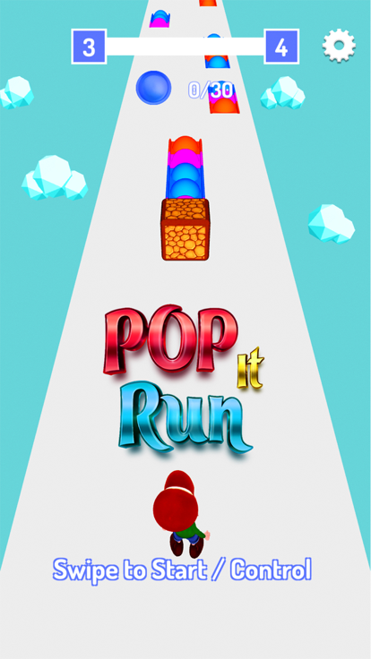 Pop It Rush -Antistress Runner游戏截图