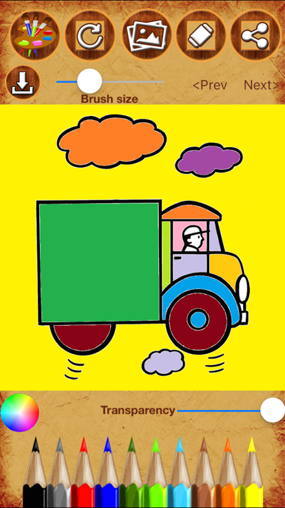 Toddler Drawing pad游戏截图