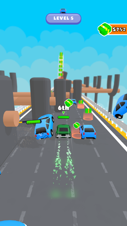 Crash Race 3D!游戏截图