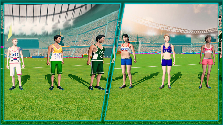 Sprint Athletics Running Race游戏截图
