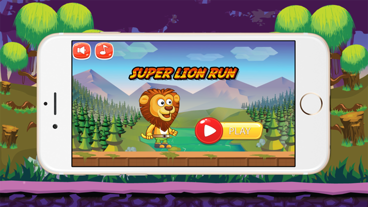 Super Lion Run - Free Running Game游戏截图