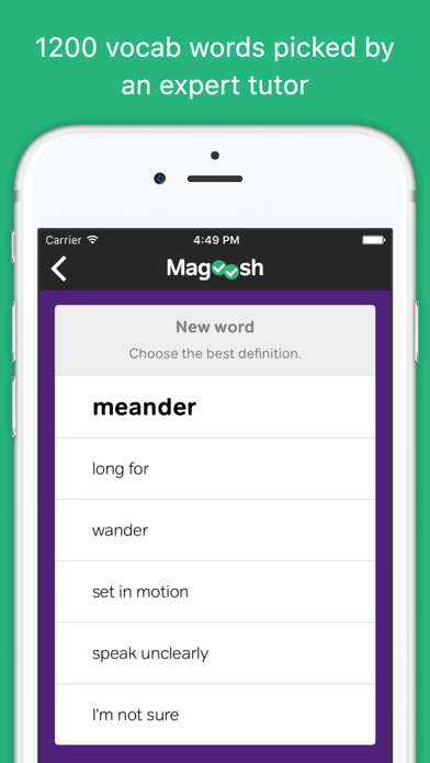 Vocabulary Builder by Magoosh游戏截图