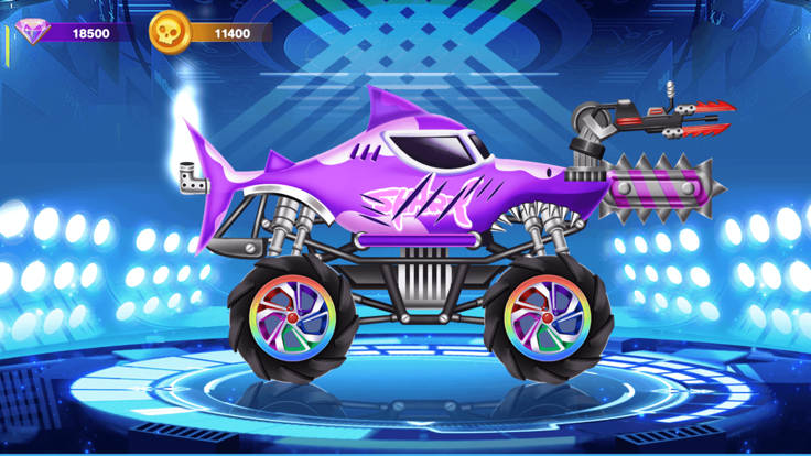 机甲卡车赛车游戏游戏截图