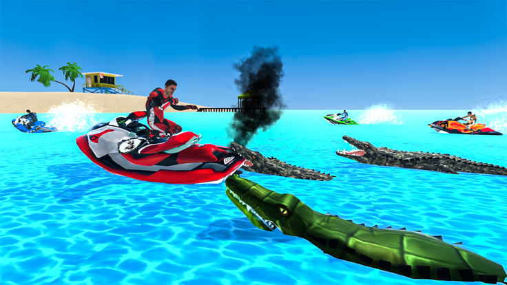 愤怒的鳄鱼可怕的攻击游戏截图