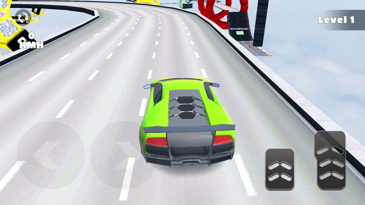 Grand GT Car Stunt: Mega Ramp游戏截图