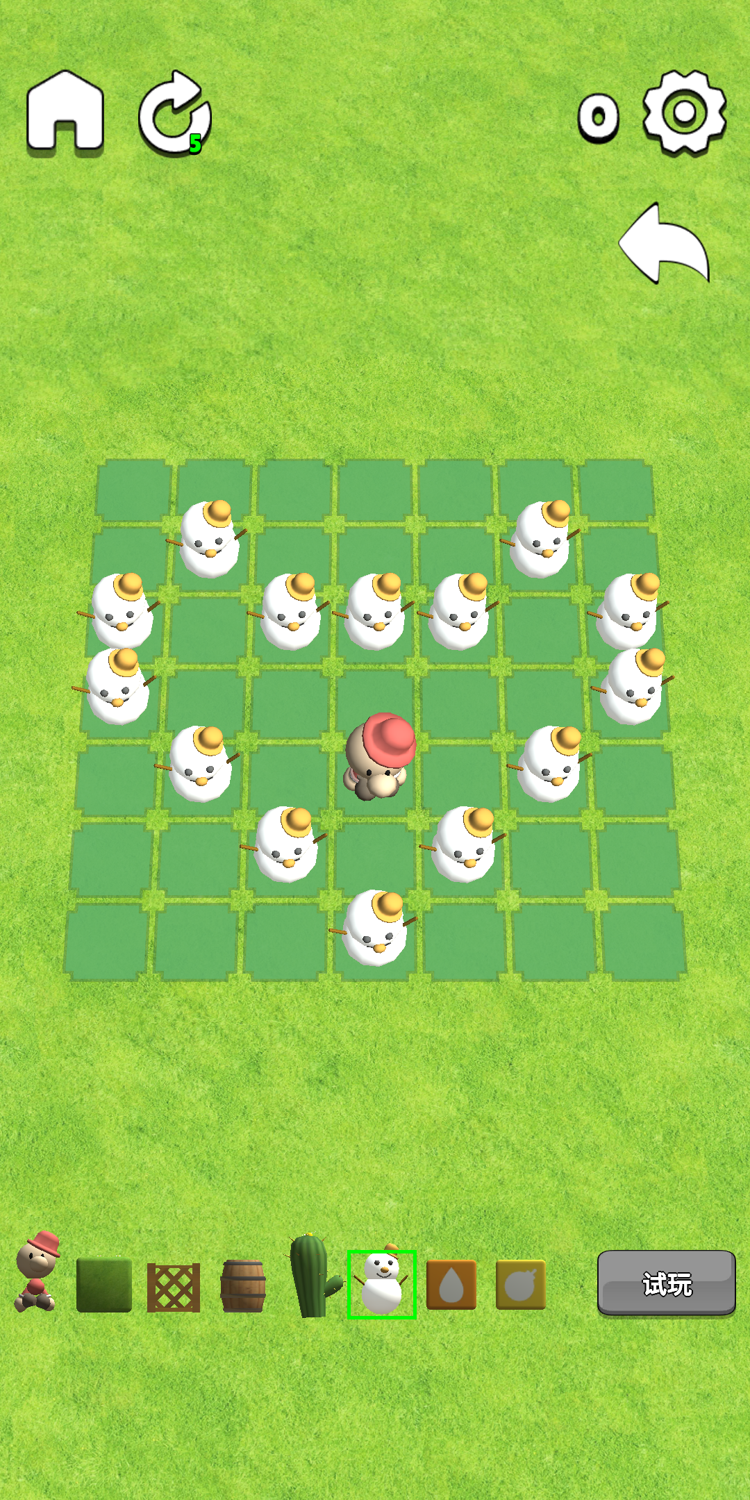 3D推箱子游戏截图