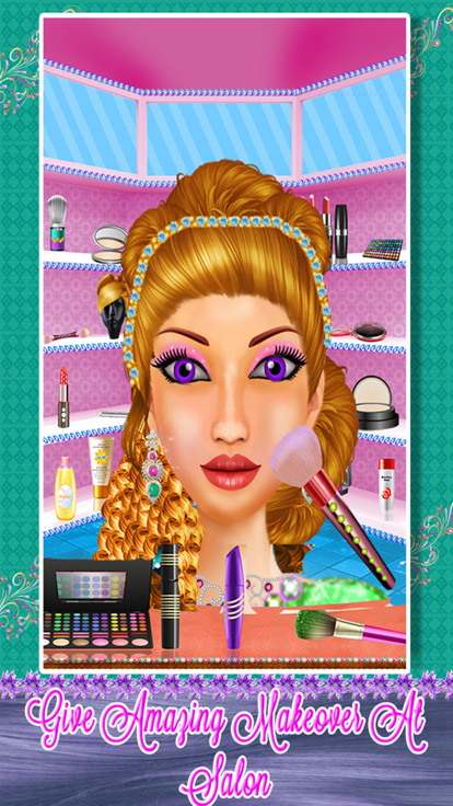 时尚娃娃发型沙龙 — — 超级巨星风格游戏截图