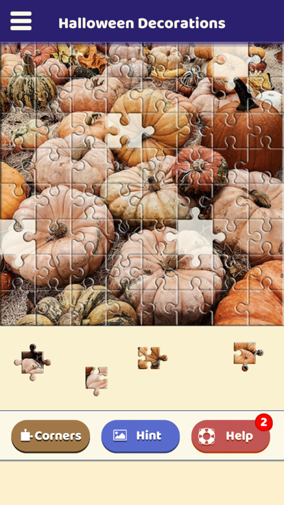 Halloween Decorations Puzzle游戏截图