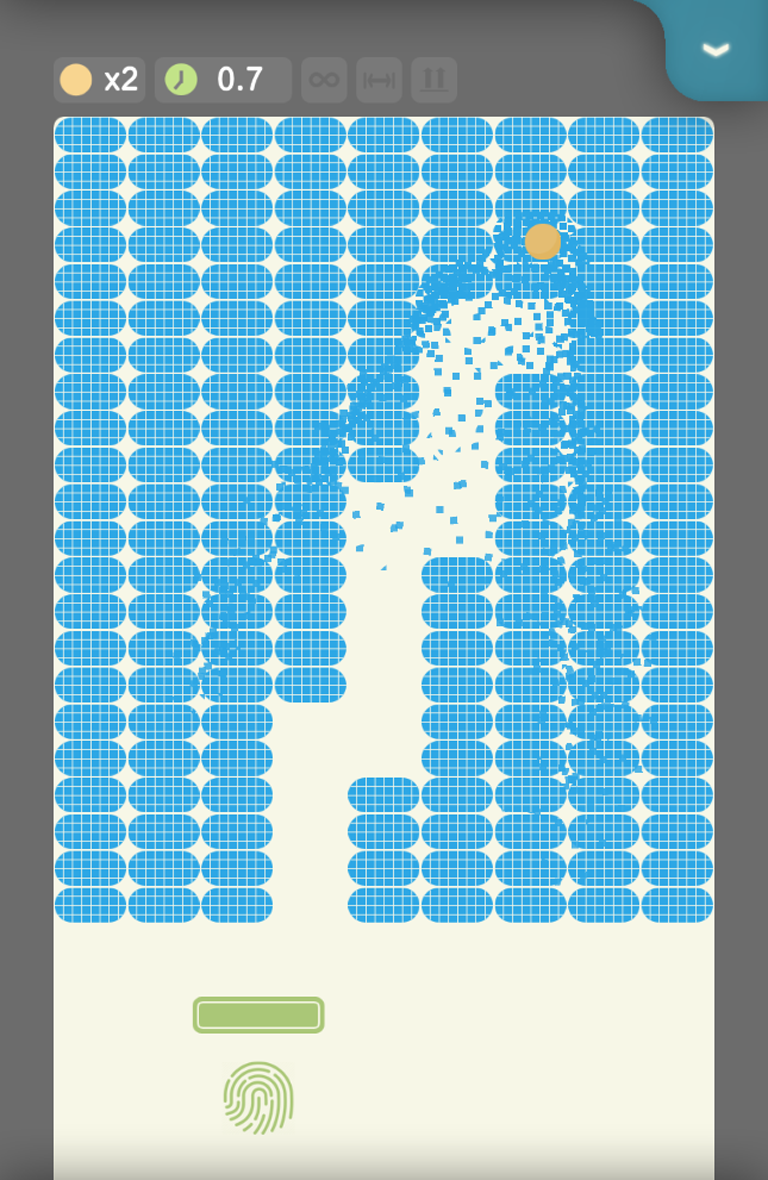 爆裂方块 - 经典打砖块小游戏游戏截图