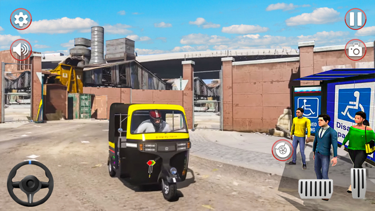 Tuk Tuk Rickshaw Driver Games游戏截图