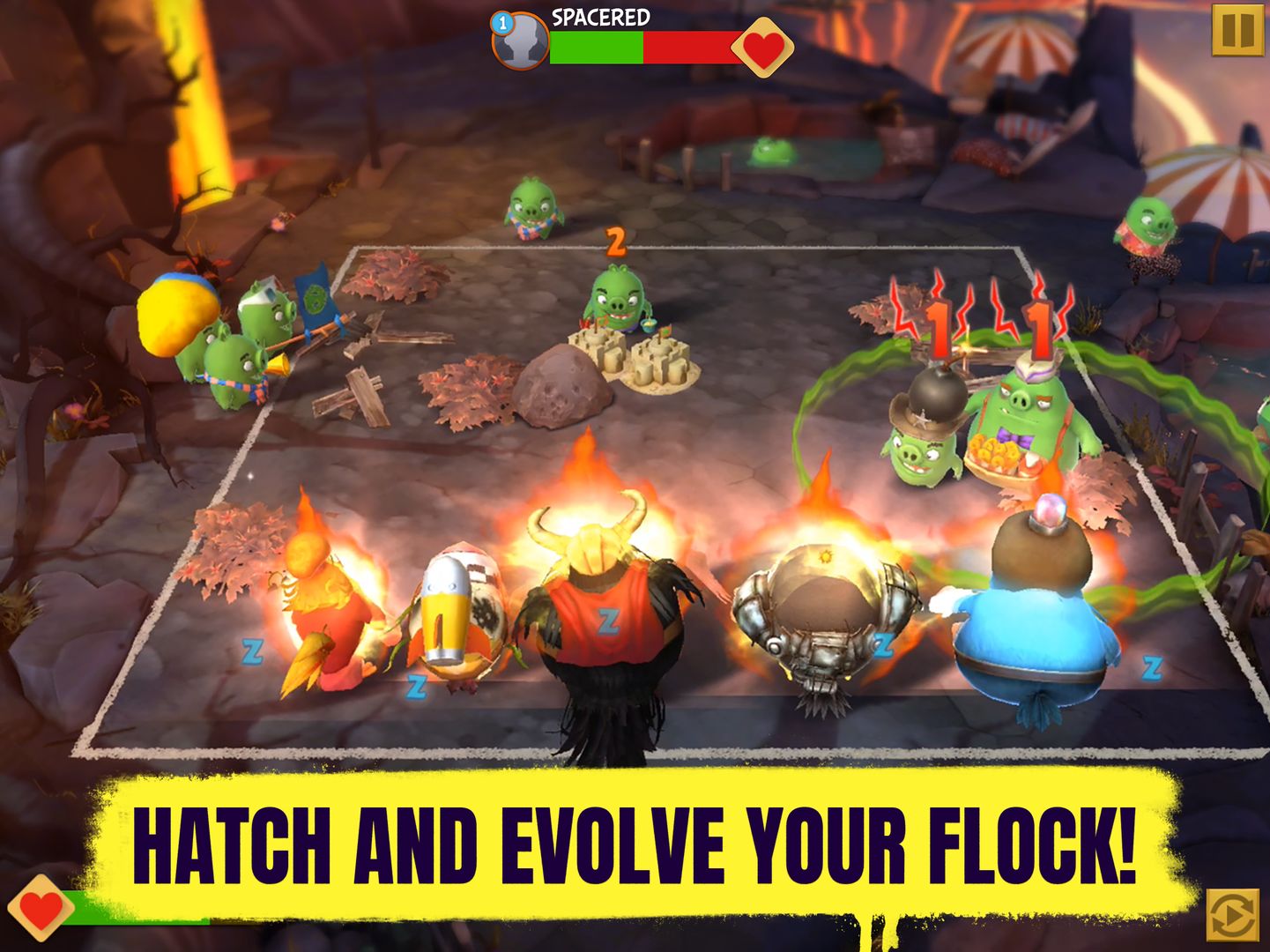 Screenshot of Angry Birds Evolution 2021