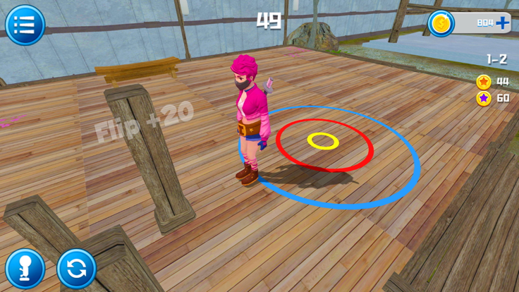 忍者翻跟斗游戏截图