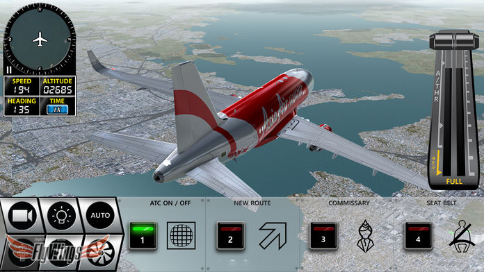 Flight Simulator FlyWings Online 2016 HD游戏截图