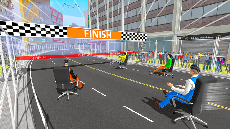 城市 办公室 椅子 种族 大师游戏截图