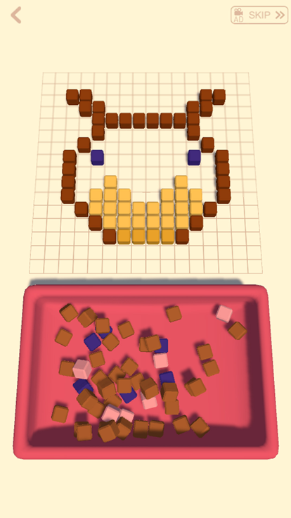 Cubes art - unique puzzle游戏截图