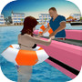 Lifeguard Beach Rescue Duty: Boat Rescue Teamicon