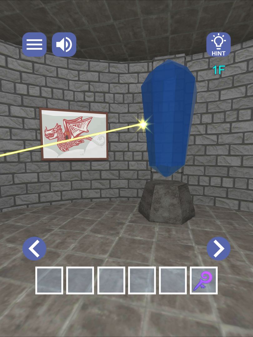 Screenshot of Room Escape Game : Dragon and Wizard's Tower
