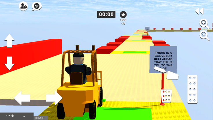 Obby Unreal Forklift Online游戏截图
