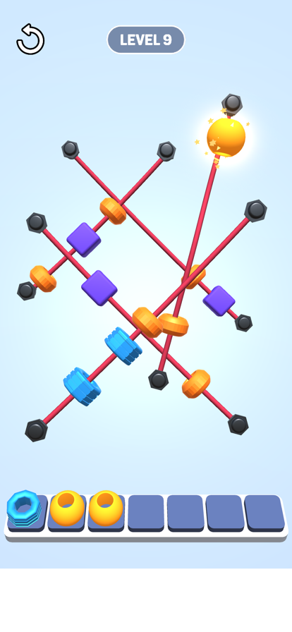 Bead Rope Merger游戏截图