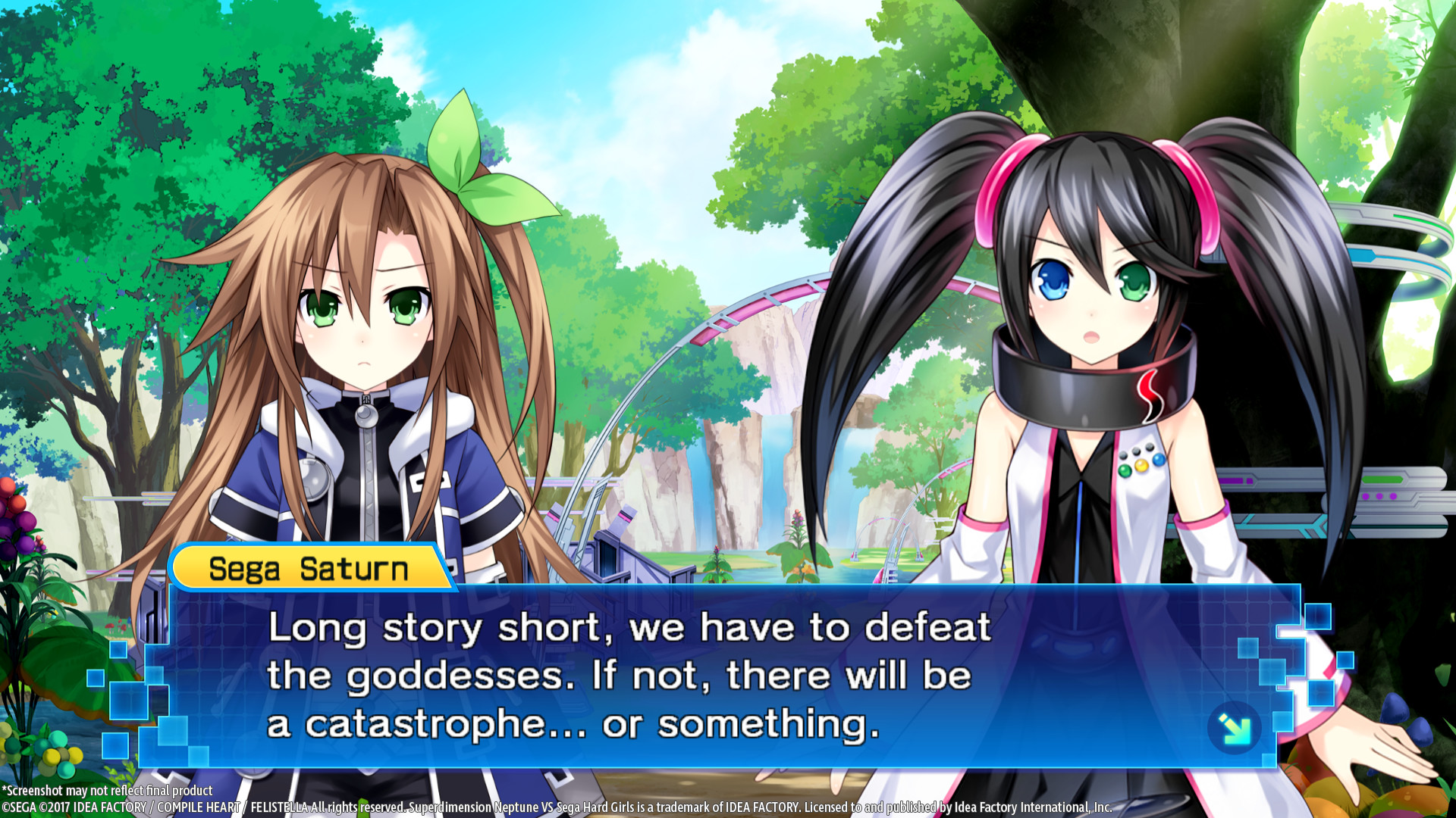 Superdimension Neptune VS Sega Hard Girls游戏截图