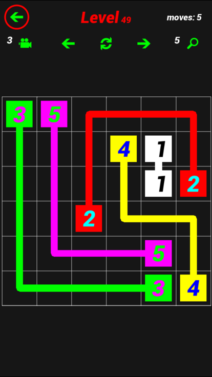 数字连线解谜游戏截图