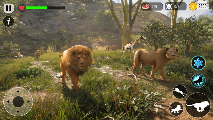 狮子模拟器动物生存游戏截图