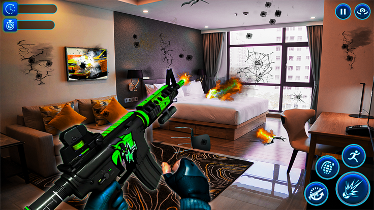 可怕的房屋破坏游戏截图