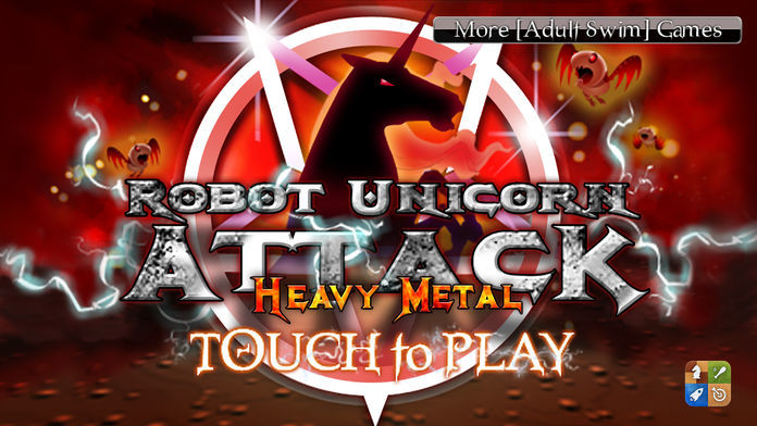 Robot Unicorn Attack Heavy Metal Edition游戏截图