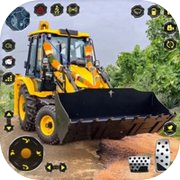 JCB Snow Excavator Game 3D