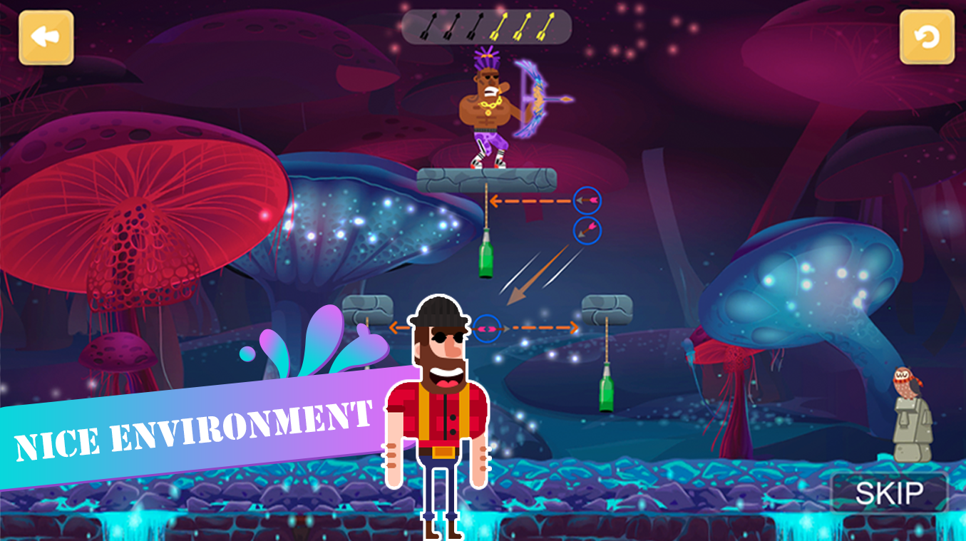 弓箭手与瓶游戏截图