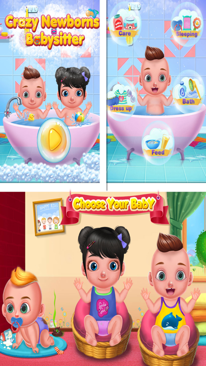 Crazy Newborns Babysitter & Daycare游戏截图