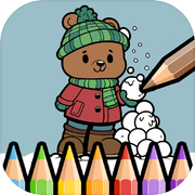 Winter Coloring Book