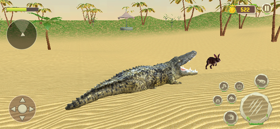 Crocodile Attack Animal Games游戏截图