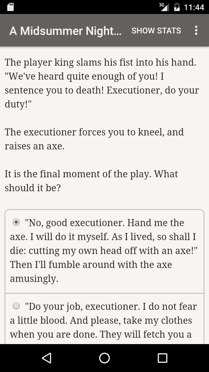 A Midsummer Night's Choice游戏截图