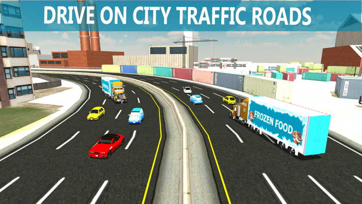 冷冻食品卡车模拟器＆交付模拟器游戏截图
