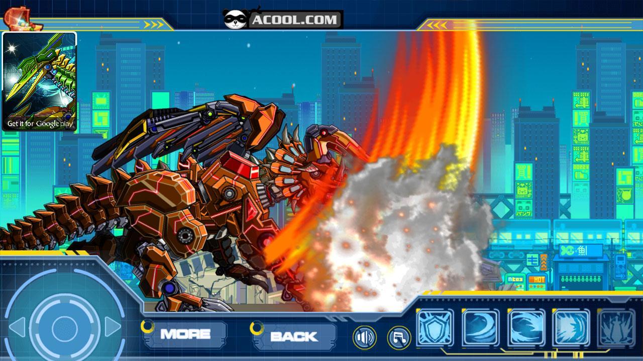 Screenshot of Toy Robot War: Triceratops