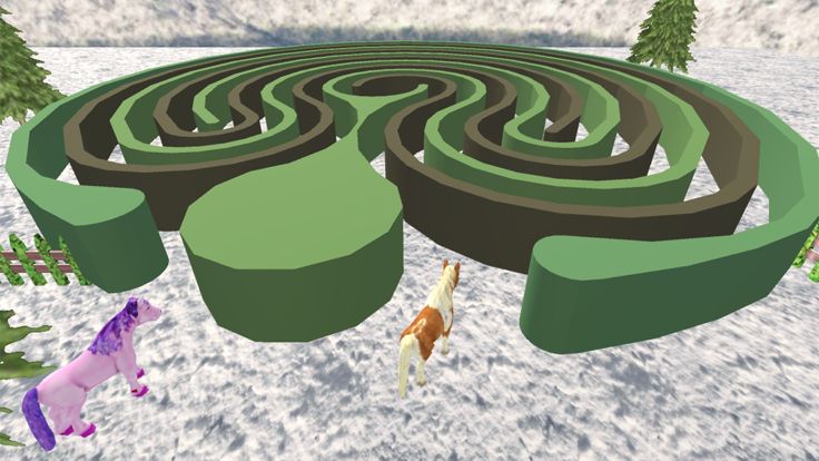 Horse Maze Run Challenge游戏截图