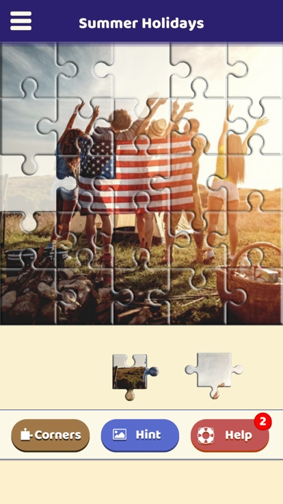 Summer Holidays Puzzle游戏截图