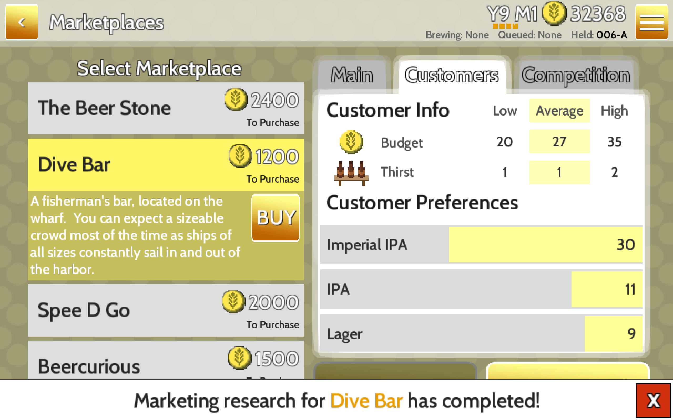 Fiz : Brewery Management Game游戏截图