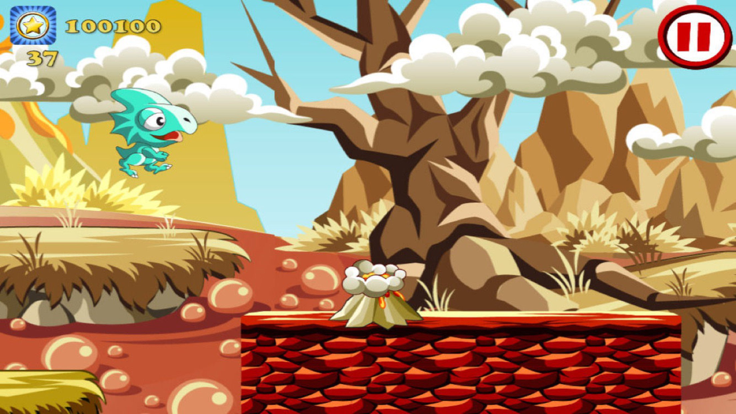 恐龙游戏免费 (Baby Dino Adventure Run)游戏截图