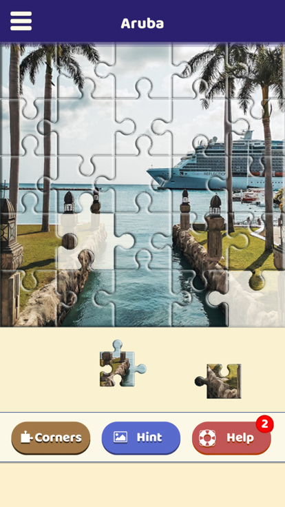 Aruba Sightseeing Puzzle游戏截图