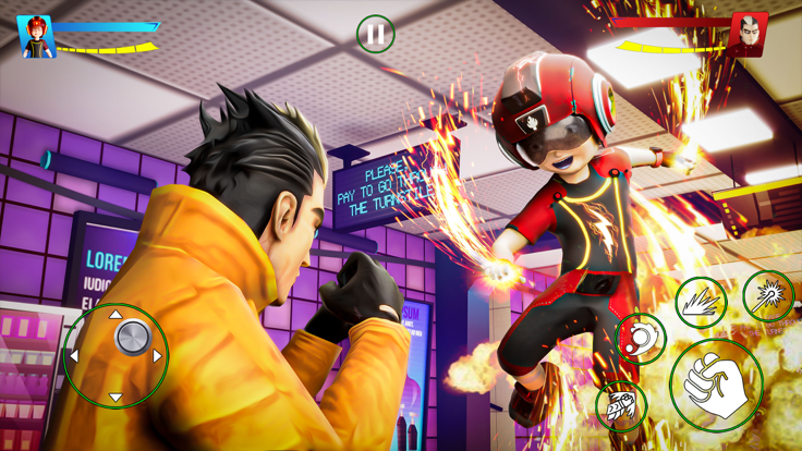 Fire Hero Ice superhero游戏截图