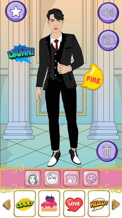 闪光连衣裙绘画游戏游戏截图