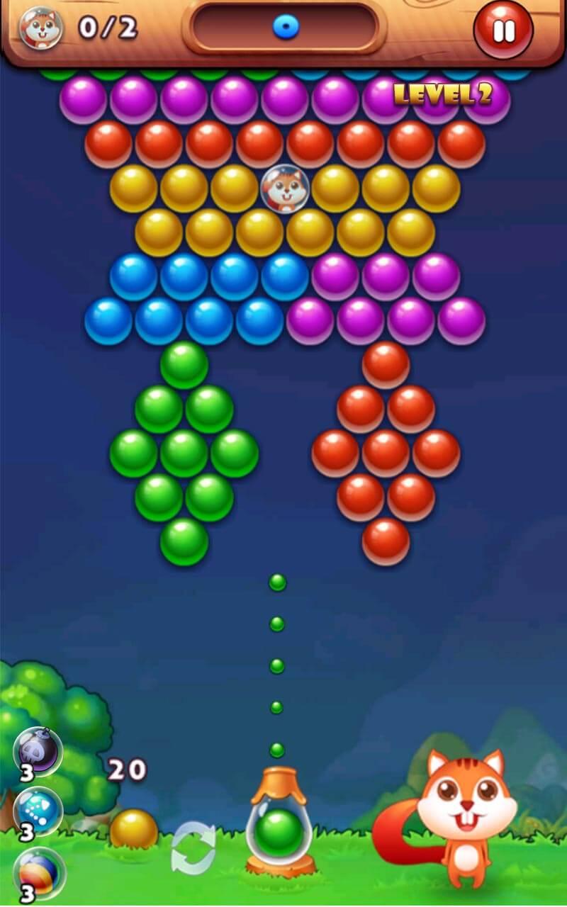 bubble shooter arcade game